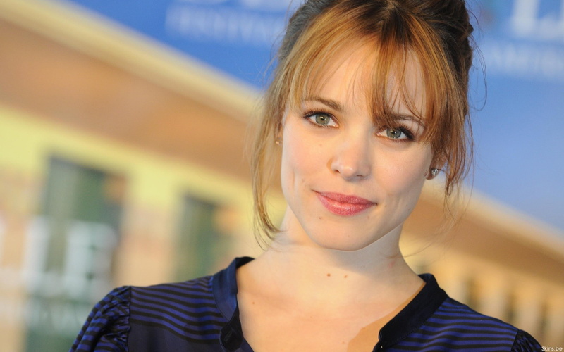human face, celebrity, hair, women, outdoors, beauty, architecture, Rachel McAdams, day, focus on foreground, human hair, close-up, 1080P, beautiful people