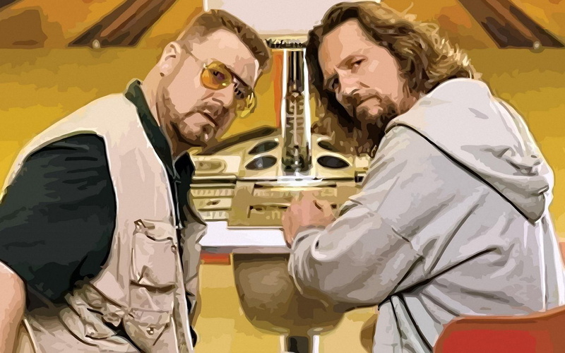 goodman, john, big, 1080P, lebowski, jeff, bridges
