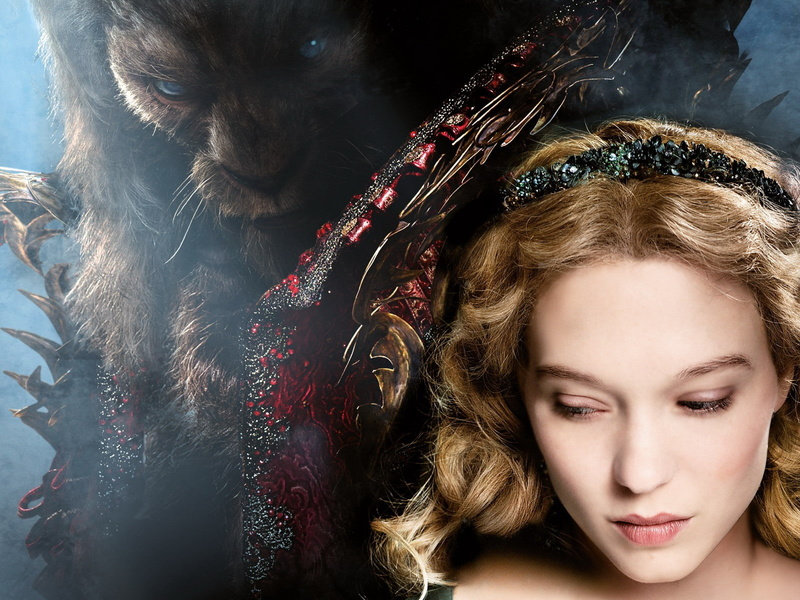 lifestyles, long hair, beauty, 720P, mammal, hair, blond hair, young women, women, Fairy tale, human face, Léa seydoux, portrait, adult, Belle, Vincent cassel