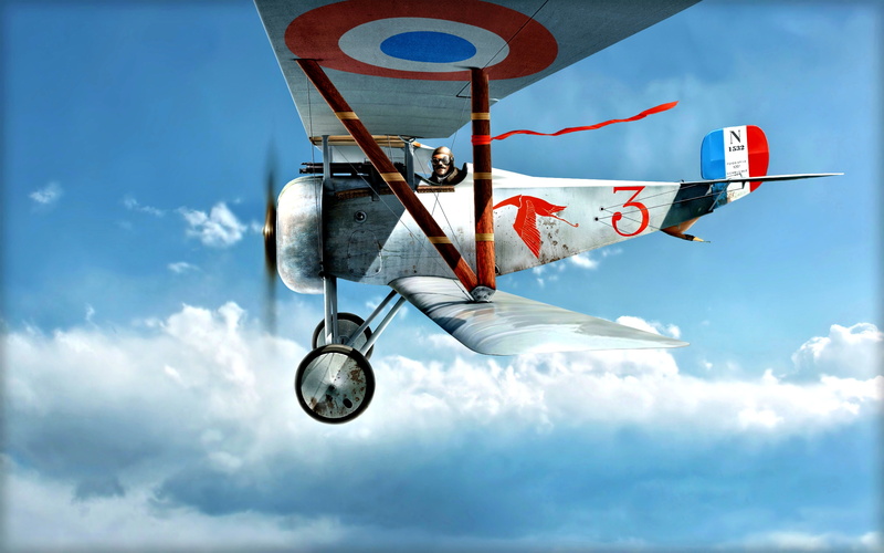 Nieuport, WWI, 4K, fighter, pilot, Biplane, France, Nieuport 17