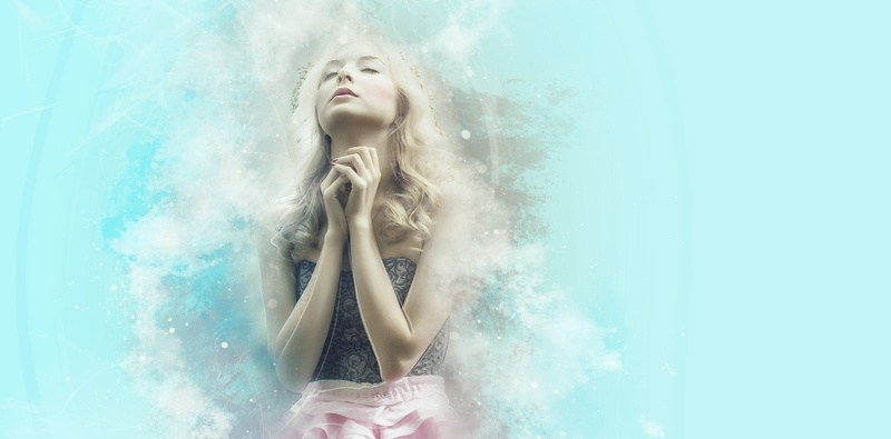 hairstyle, photoshop, girl, indoors, real people, pray, adult, desire, eyes closed, caucasian Ethnicity, women, gray, young women, young adult, females