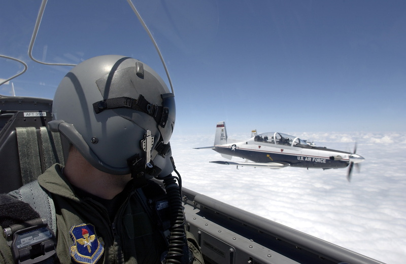cockpit, rear view, nautical vessel, day, transportation, one person, nature, mode of transportation, air vehicle, sky, helmet, 2K, the sky