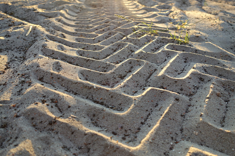 footpath, day, land, tire tracks, sunlight, close-up, 4K, transportation, beach, backgrounds, underfoot, tractor, outdoors, print, full frame, city, sand