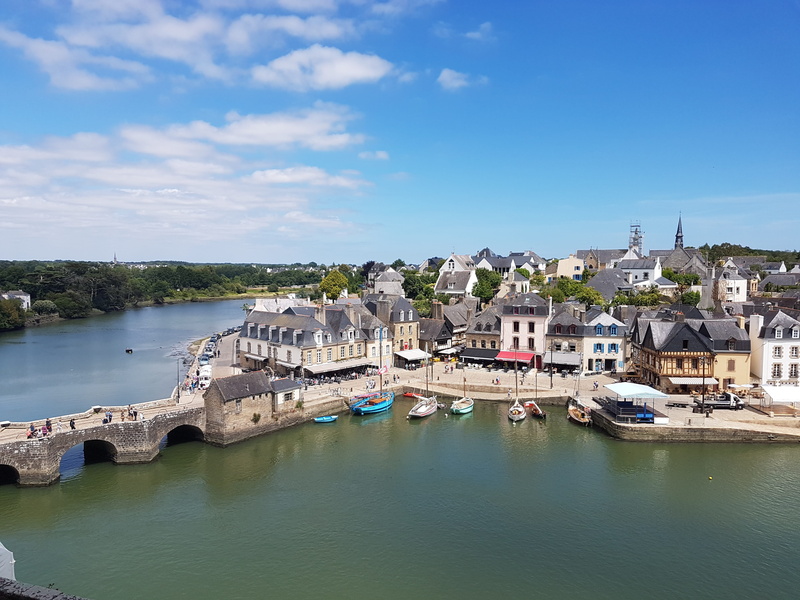 no people, cloud - sky, france, water, cityscape, nature, day, built structure, building exterior, city, bretagne, blue, 4K, sky, architecture, transportation