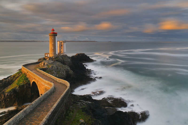 Brittany Coast, 1080P, France, lighthouse, coast