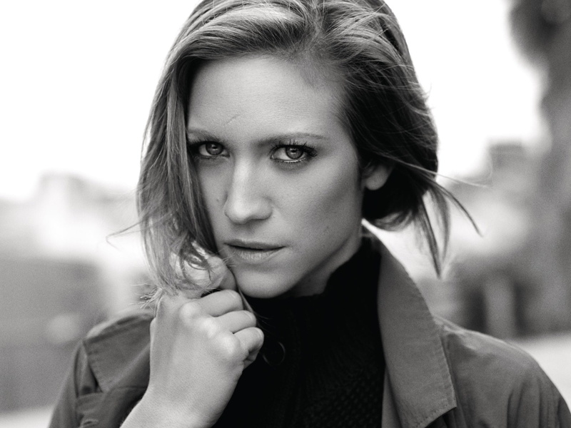 Face, Actresses, Brittany Snow, American, 1080P, Black and White, Actress