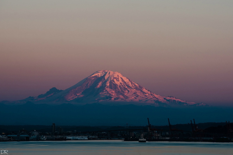 copy space, mountain peak, snowcapped mountain, nature, photography, harbor, landscape, sunset, beauty in nature, tranquility, ports, 1080P, scenics - nature