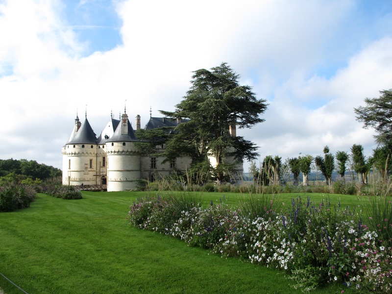sky, towers, green color, domaine de chaumont, places of interest, tree, france, rural scene, beauty in nature, 2K, castle in france, cloud - sky, land