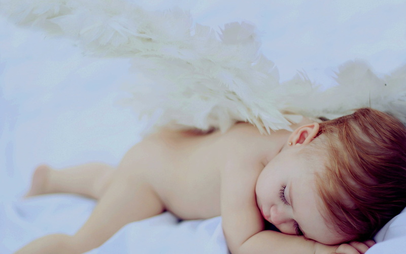 one person, sleeping, s, blonde, 1080P, lying down, dream, angels, innocence, relaxation, cute, young, sweet, lifestyles, childhood, Baby, babyhood, hair