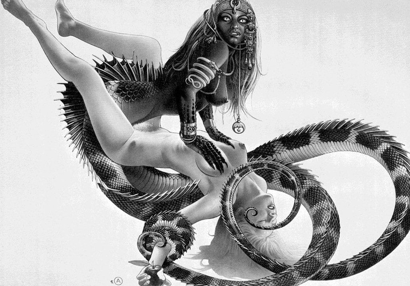 vertebrate, animal body part, animal wildlife, digital composite, arts culture and entertainment, adult, one person, creatures furry fandom, women, reptile