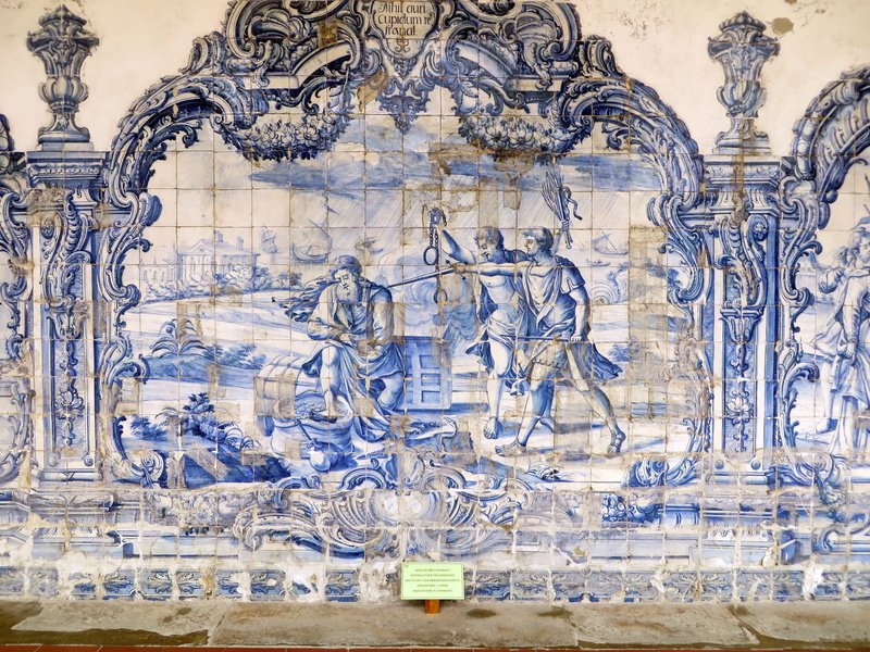 travel destinations, bahia, wall - building feature, cloister, building exterior, male likeness, mural, building, history, representation, sao francisco