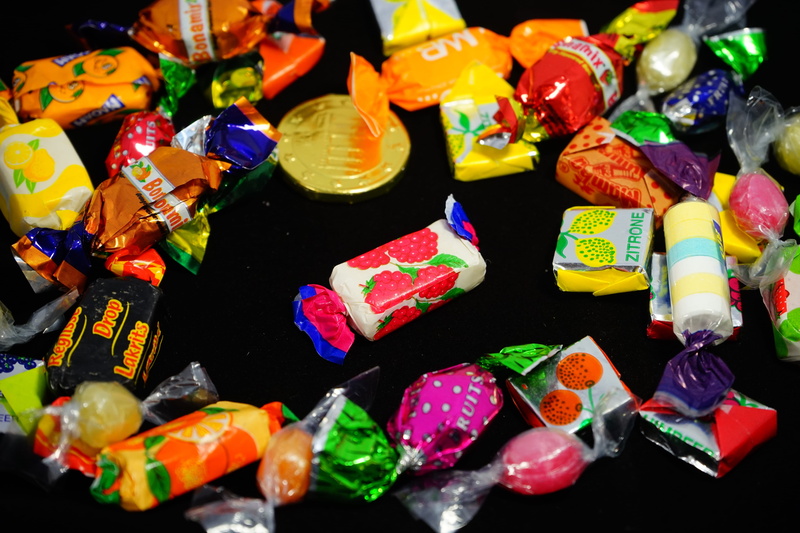 art and craft, 5K, selective focus, abundance, variation, jewelry, large group of objects, candy, no people, multi colored, hand made sweets, creativity