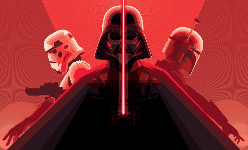Stormtrooper, Star Wars, Darth Vader, Boba Fett, 1080P, Lightsaber