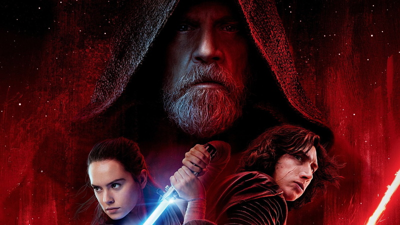 Adam Driver, Rey (Star Wars), Star Wars: The Last Jedi, Star Wars, Daisy Ridley, Kylo Ren, Mark Hamill, 1080P, Luke Skywalker, Lightsaber