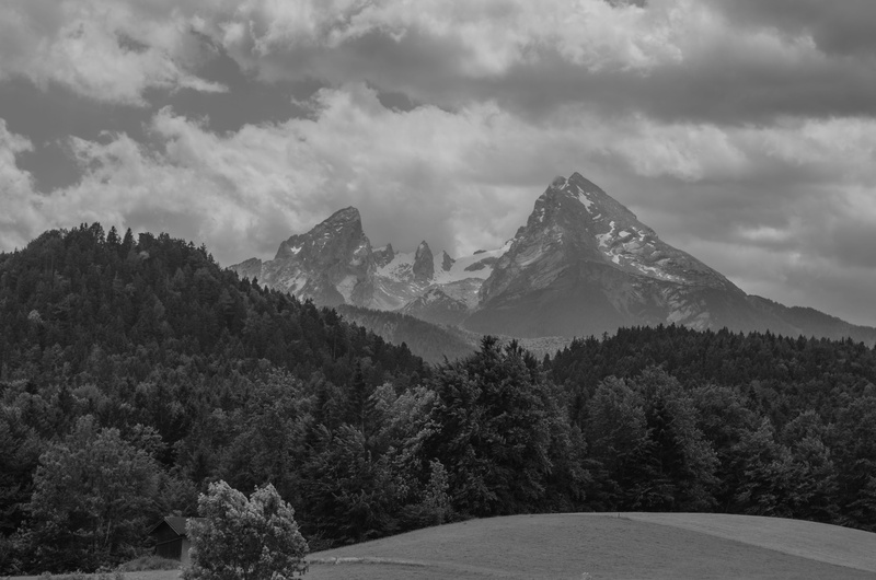 Berchtesgadener Land, outdoors, non-urban scene, winter, day, mountain, beauty in nature, environment, Watzmann, growth, snow, alpine, tranquility, berchtesgadener