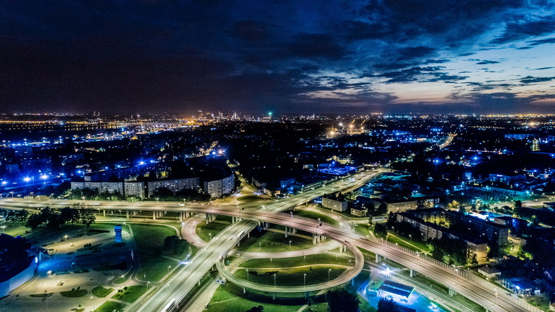 landscape, skyline, downtown, residential district, building exterior, clouds, lights, city lights, city life, building, real estate, office building exterior