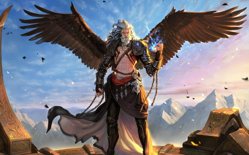 flying, mman, one person, spread wings, animals in the wild, 1080P, daejun park, mountain range, Zeus, vertebrate, cloud - sky, bird, man, real people