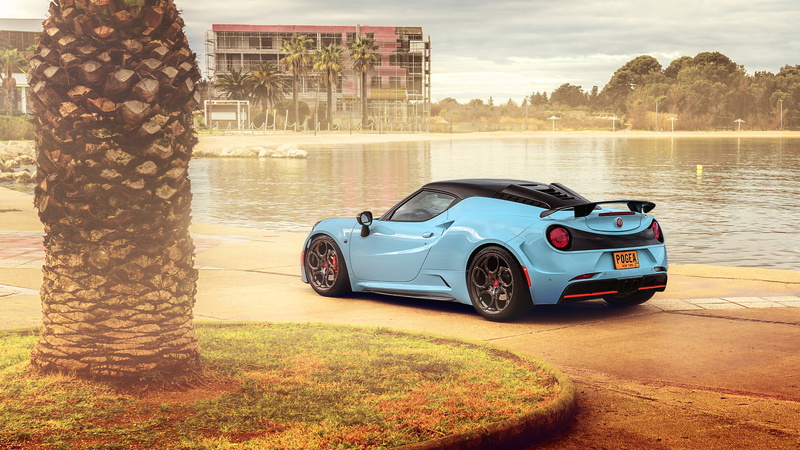 Alfa Romeo 4C, Blue Car, Car, Sport Car, Tuning, Pogea Racing Zeus, Alfa Romeo 4C Zeus, 4K, Alfa Romeo, Race Car