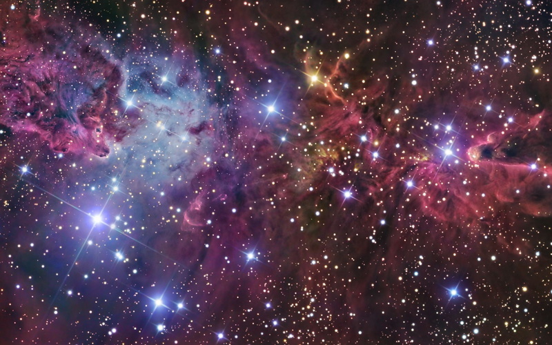 uncountable, abstract, space, universe, colorful, 1080P, stars, dark