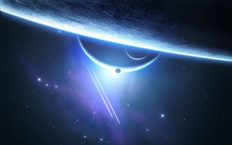 uncountable, stars, bright, abstract, space, planets, 720P, universe