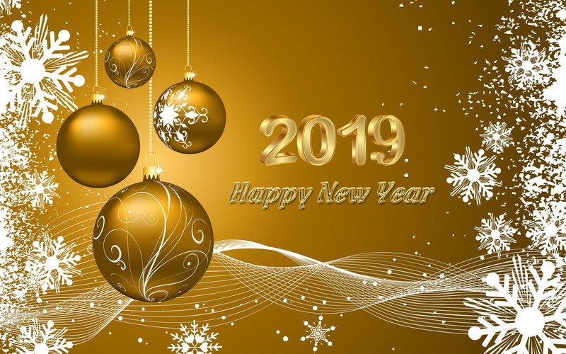 greeting, quotes, wishes, k, happy, 4K, year, gold, card, ultrahd, new