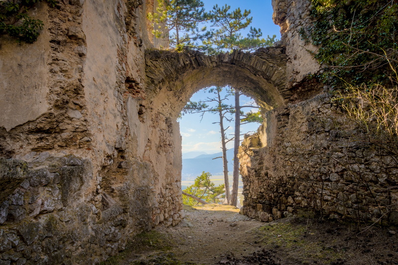 stone material, archaeology, built structure, masonry, building, castle, abandoned, historically, outdoors, trees, no people, burgruine, run-down, old Ruin