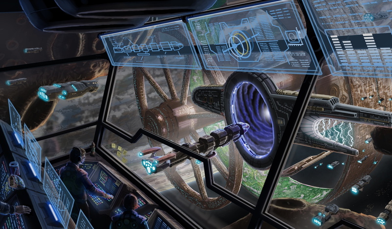 4K, artwork, paintwork, paitings, art, hd, fantasy art, Futuristic, fantasy, x, wormhole