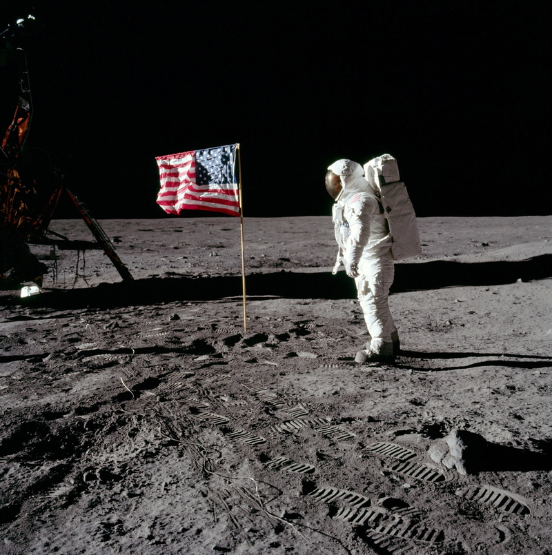 1080P, astronaut, Moon, Apollo
