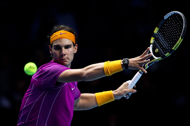 nadal, adult, one person, roger, standing, Tennis, sport, arms raised, competition, tennis racket, black background, rafael, holding, strength, lifestyles