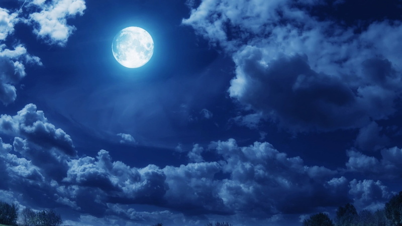 landscape, atmosphere, cloud - sky, clear, tranquility, no people, meteorology, moon, tranquil scene, moody sky, day, dark blue, spring, beauty in nature