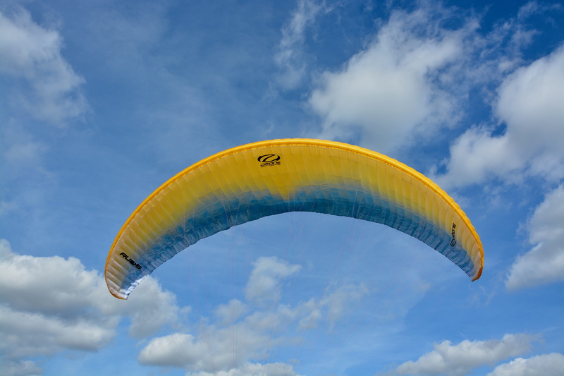 activity, day, wing wing wing ozone rush 5, 5K, air, leisure, extreme sports, flying, entertainment, low angle view, cloud - sky, yellow, normandy, hobbies