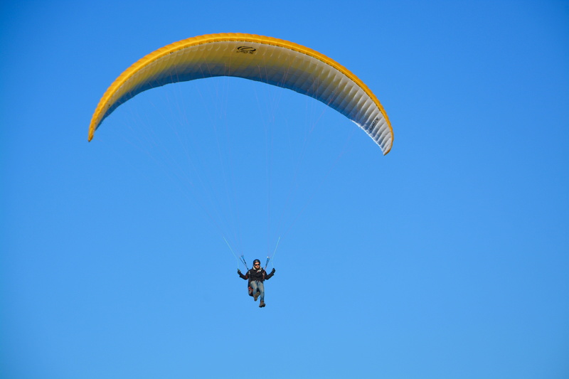 wing ozone rush5, gliding, day, wind, parachute, paraglider, sky, flying, flight, adventure, aircraft, outdoors, harness, exhilaration, 5K, paragliding