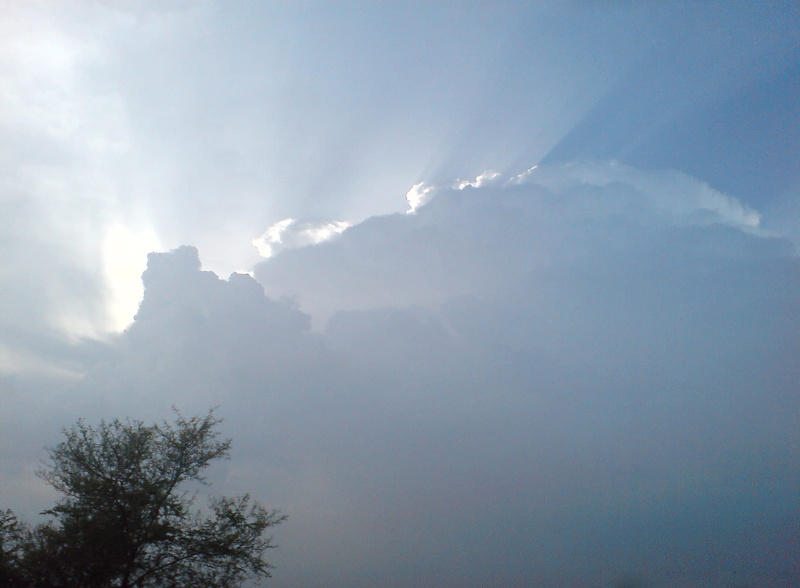 Clouds, scenics - nature, sunlight, no people, light, natural, horizon, tree, Air, Light, air, sunbeam, cumulus, atmosphere, silhouette, beauty in nature
