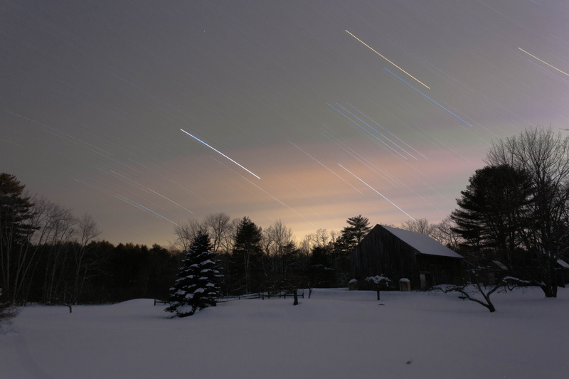 beauty in nature, vapor trail, scenery, 5K, sky, light trail, dusk, ozone, no people, peaceful, long exposure, scenics - nature, tranquility, silhouette