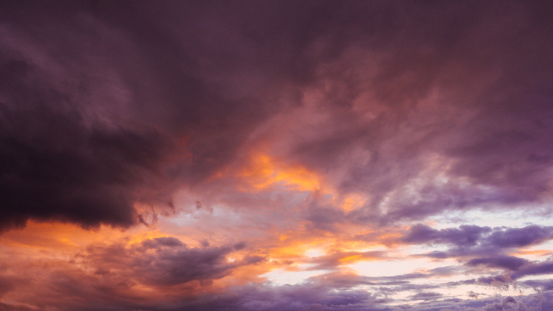environment, cloudy, meteorology, ozone, dusk, scenics - nature, evening, purple, sunlight, wind, abstract backgrounds, wander, cloudscape, cumulus, atmosphere