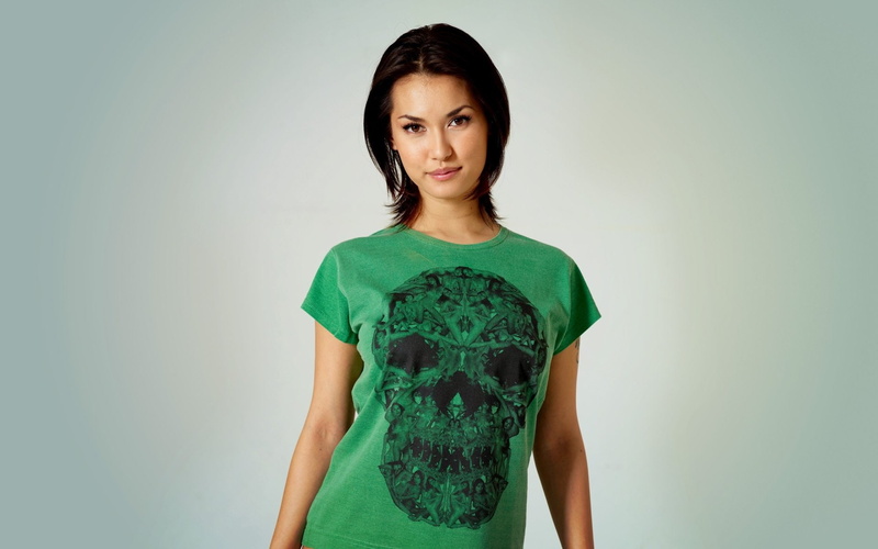Maria Ozawa , Maria Ozawa, t, Adults, graphic, green, s, black, men, 1080P, shirt
