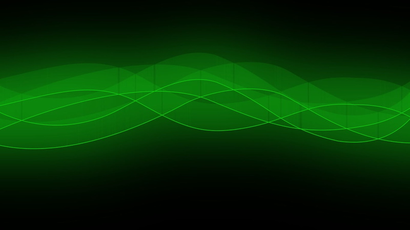 lines, waves, green, 720P, abstract