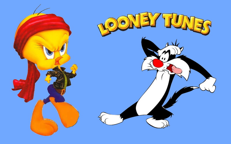 wallpapers, bird, desktop, sylvester, looney, tweety, cartoons, tunes, hd, 1080P, computer, cat, mobile, phones