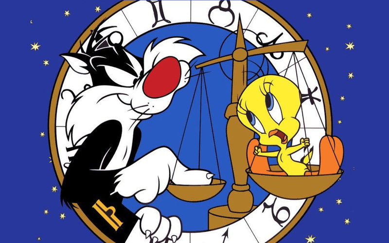 cat, signs, background, tweety, bird, image, 1080P, tunes, zodiac, sylvester, phone, looney, hd