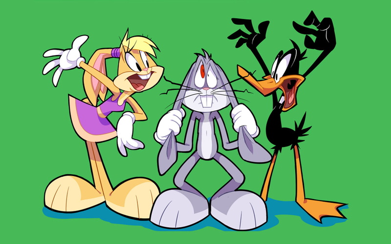 bunny, desktop, 1080P, bugs, cartoons, duck, lola, daffy