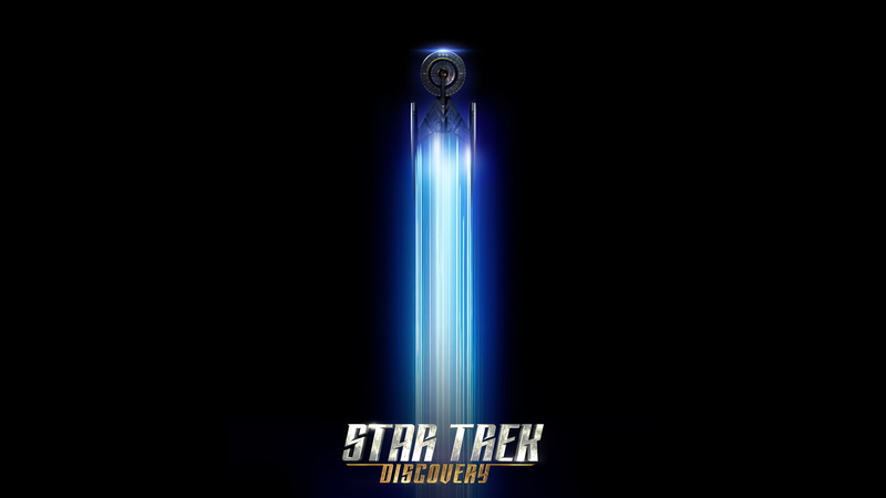black, TV, 4K, Star trek discovery, Star Trek, blue, science fiction