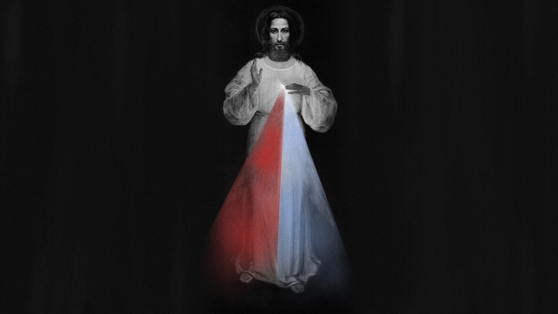 monochrome, 1080P, painting, Christianity, Divine Mercy, Religious, Jesus Christ, Catholic