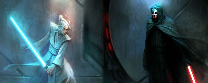 disguise, mask, night, indoors, Darth Nihilus, Atris, mask - disguise, women, spooky, young adult, motion, clothing, 2K, panoramic, architecture, Jedi