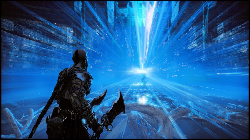 human representation, light - natural phenomenon, representation, art and craft, sculpture, architecture, PlayStation 4, real people, statue, 1080P, God of War