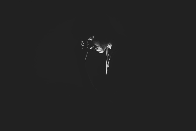 beautiful, isolated, sad, abstract, pain, thinking, females, one Person, minimal, nature, dark, deep, head in hands, black, silhouette, women, backgrounds