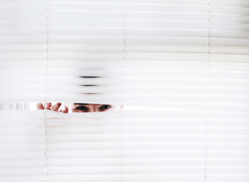 mouth open, women, human hand, window, leisure activity, human body part, human face, photography, real people, hiding, peeking, lifestyles, person, body part