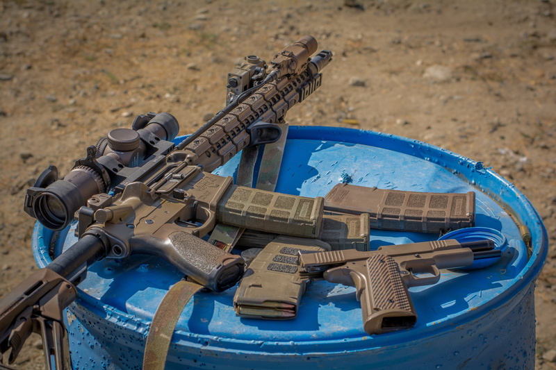 camouflage, rifle, 5K, optics, machine, gun, assault, Larue Tactical, semi-automatic