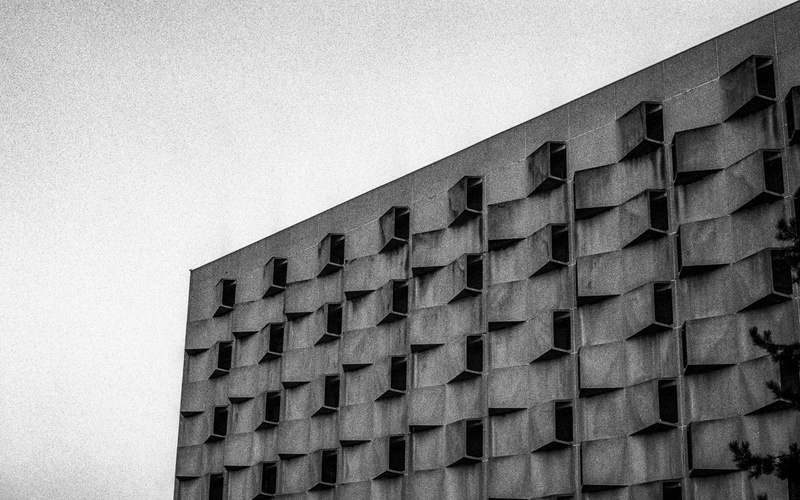 day, nature, gent, architecture, copy space, pattern, sky, belgium, city, ilford, building exterior, electro, monochrome, window, shape, outdoors, no people