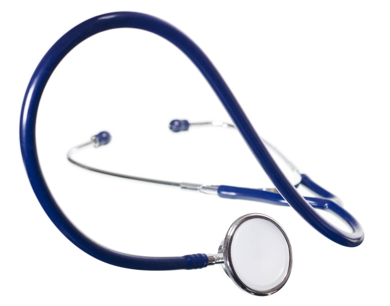 test, stethoscope, science, cure, indoors, medical supplies, still life, medicine, white background, medical equipment, blue, glasses, medical instrument