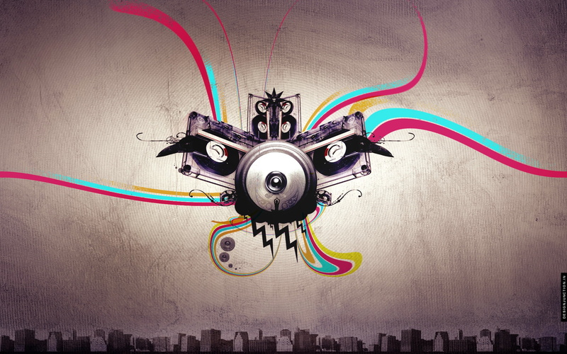 frequency, entertainment, electro, Music, hd, brown, 1080P, art